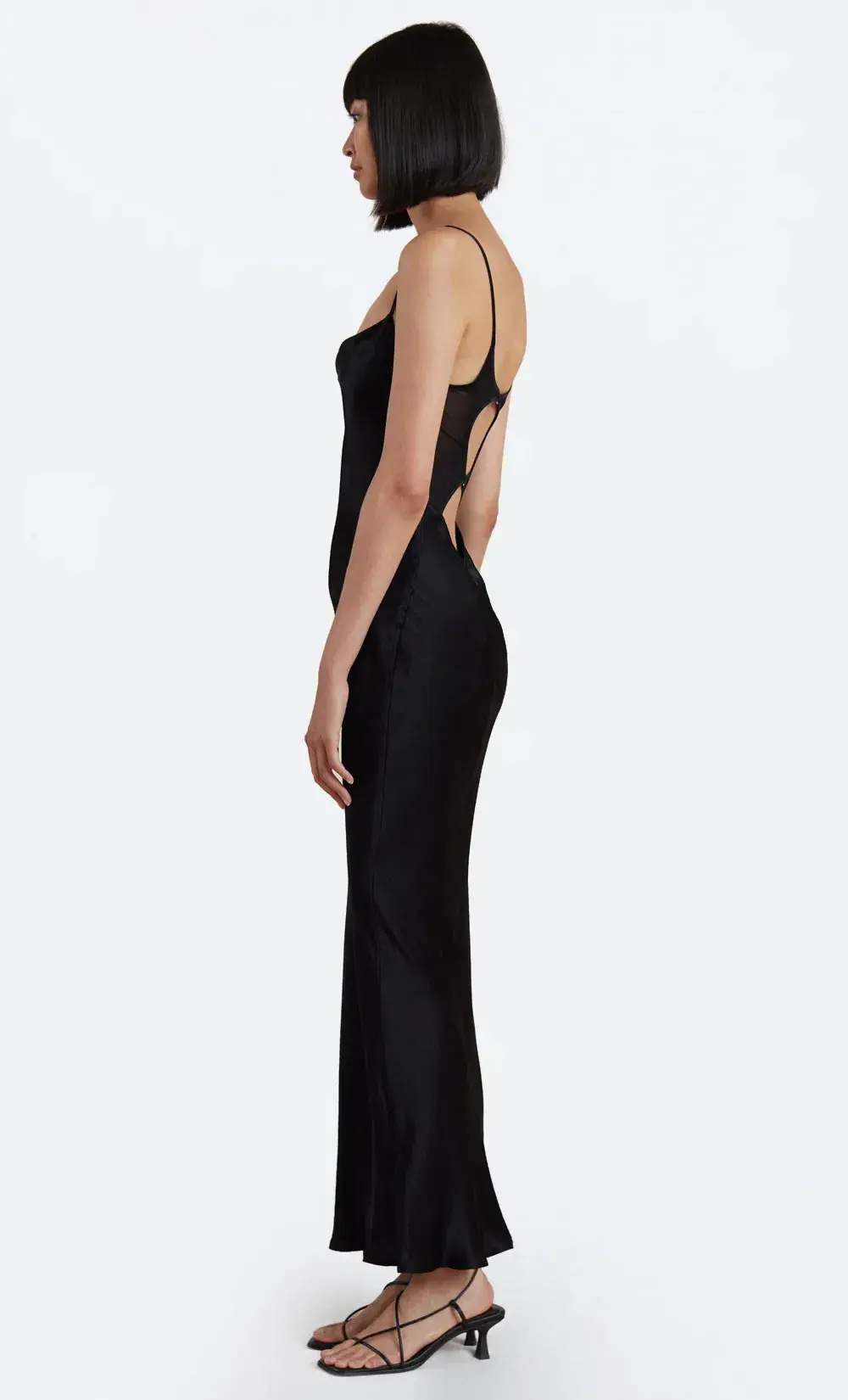 Bec & Bridge Black Malyka Maxi Dress Black Size AU 10 for rent on The Volte - main image