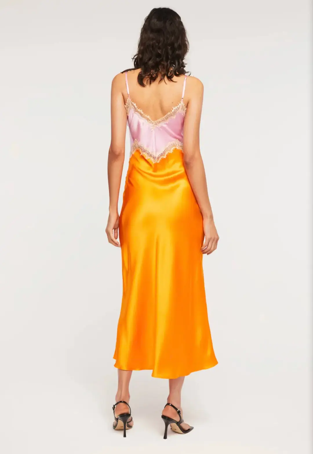 Ginia Hope Dress Orange Size Medium / AU 10 for rent on The Volte - main image