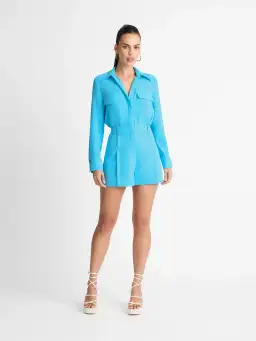 Sheike Republic Shorts & Republic Shirt Blue Size AU 12 for rent on The Volte - image 3