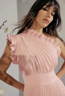 Mossman The Lady Like Dress in Blush Size 14 for rent on The Volte - image 6