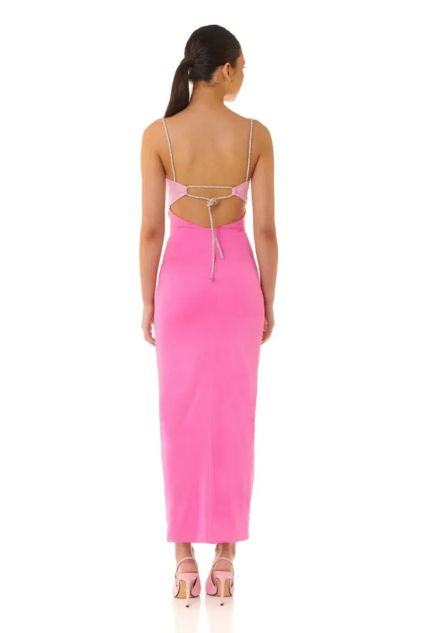 Eliya The Label / Zora Dress / Pink / Size XS / Au 6-8 for rent on The Volte - main image