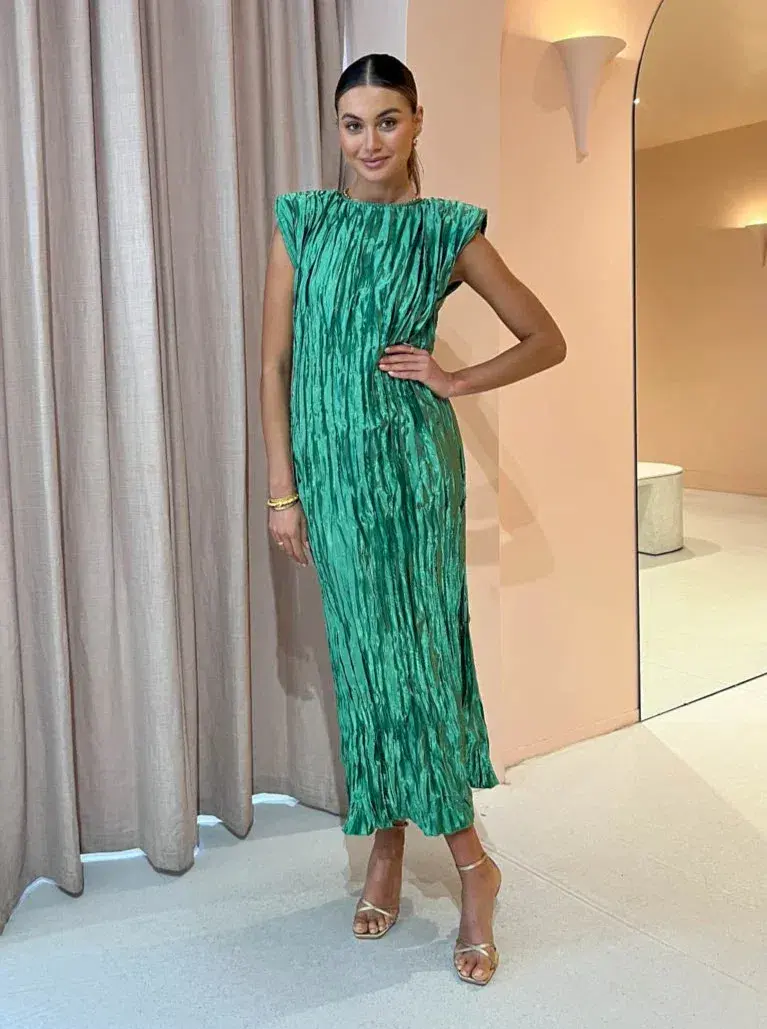L'Idee Hutton Dress in Sea Green Size AU 6 - Image 1