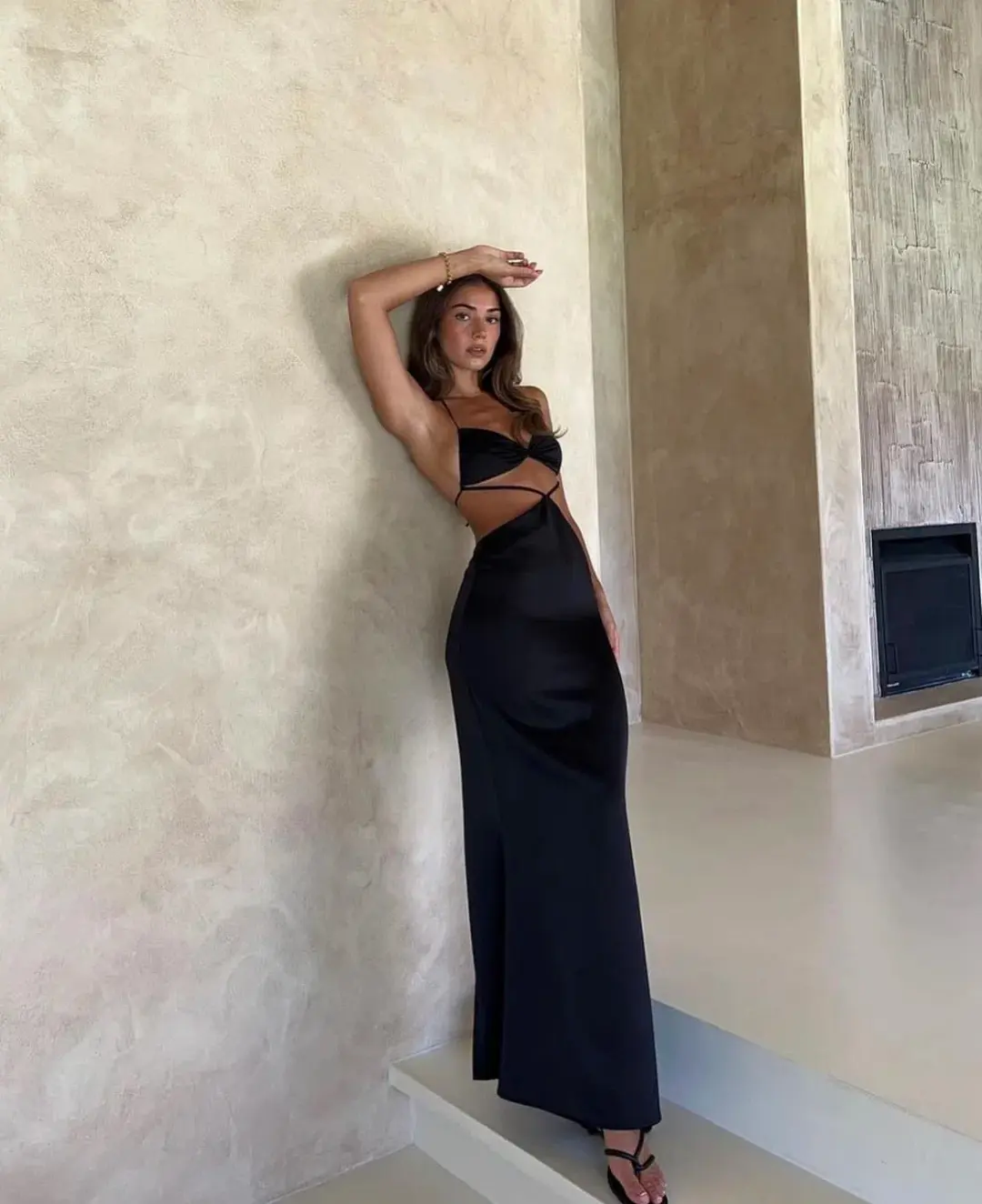 Arcina Ori Vanessa Maxi Dress Black Size XS / 6 for rent on The Volte - main image