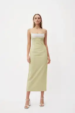 Paris Georgia Florian Dress Green Size AU 8 for rent on The Volte - image 4