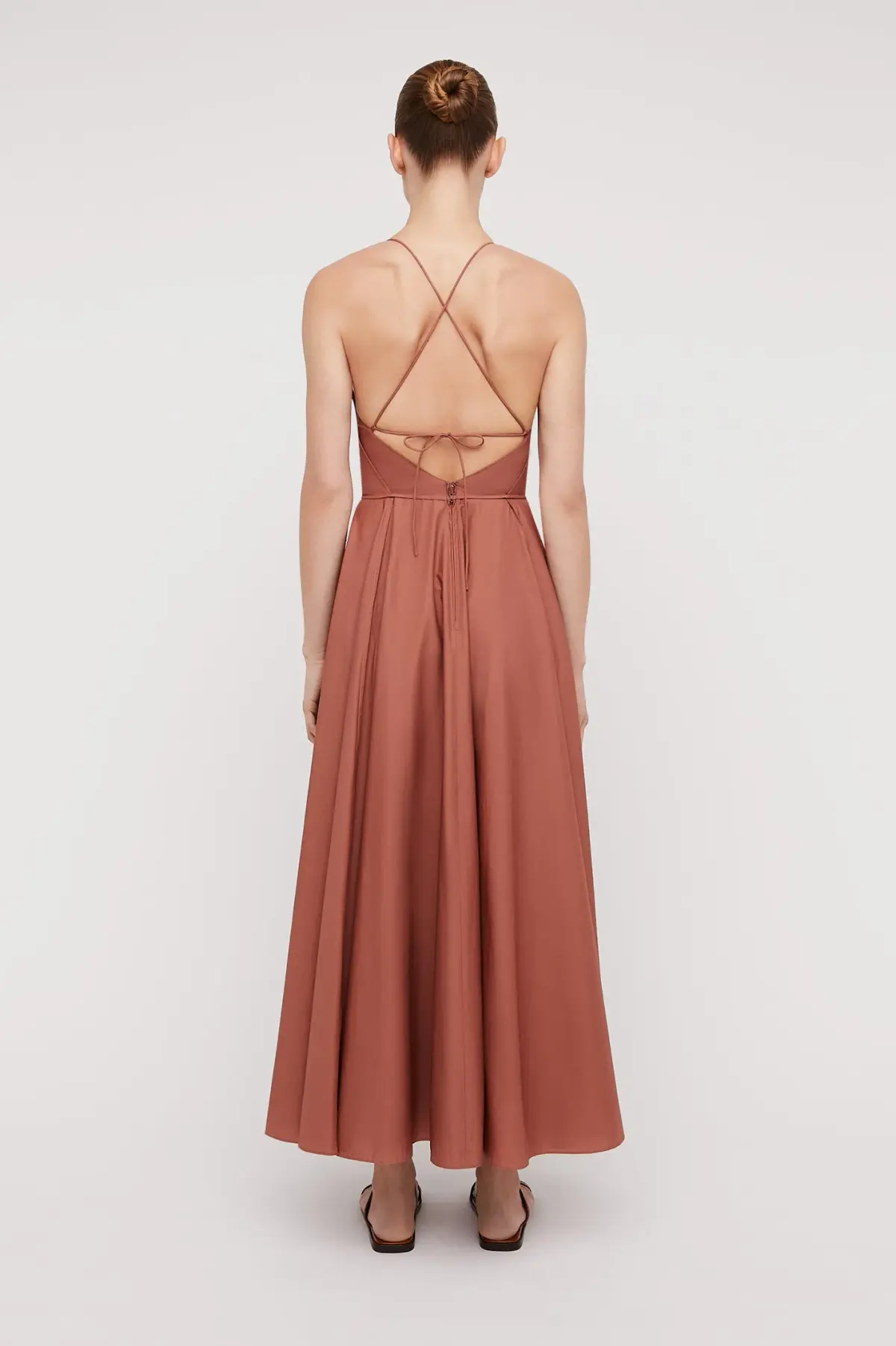 Scanlan Theodore Parachute Ankle Length Dress Sienna Size 10 - Image 3