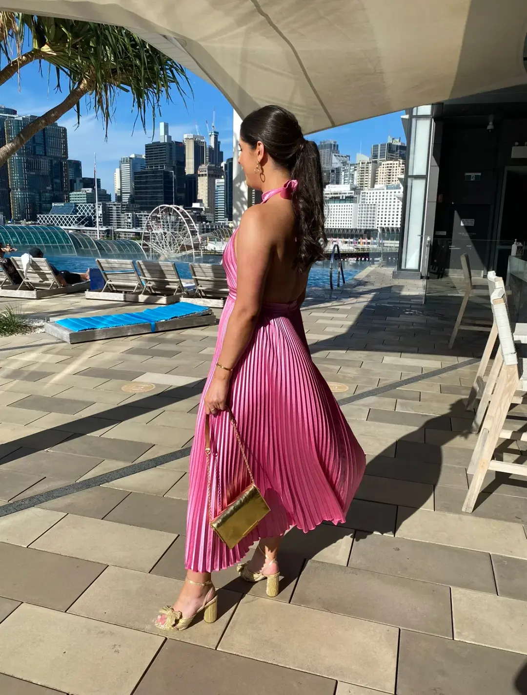 L’idee Renaissance Gown Hot Pink Size 10 for rent on The Volte - main image