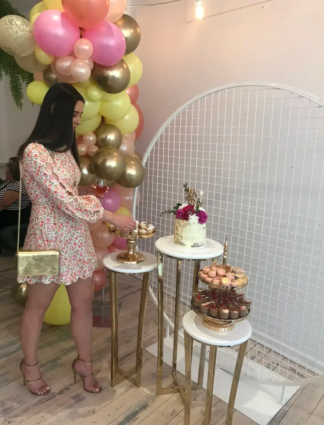 Zimmerman Goldie Scallop Floral Mini Dress Floral Size 2/AU 12 for rent on The Volte - main image