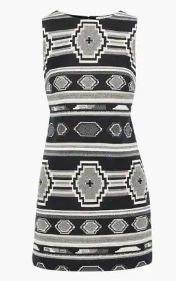 Alice & Olivia Clyde Cotton Mini Dress Print Size 10 for rent on The Volte - image 3