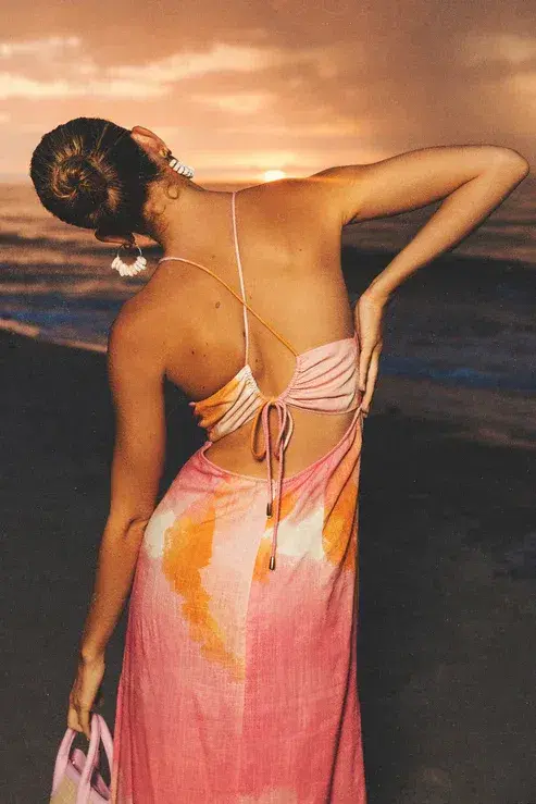 The Wolf Gang El Mar Maxi Dress Multi Size M / AU 10 for rent on The Volte - main image