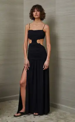 Bec and Bridge Minx Midi Dress Black Size 8