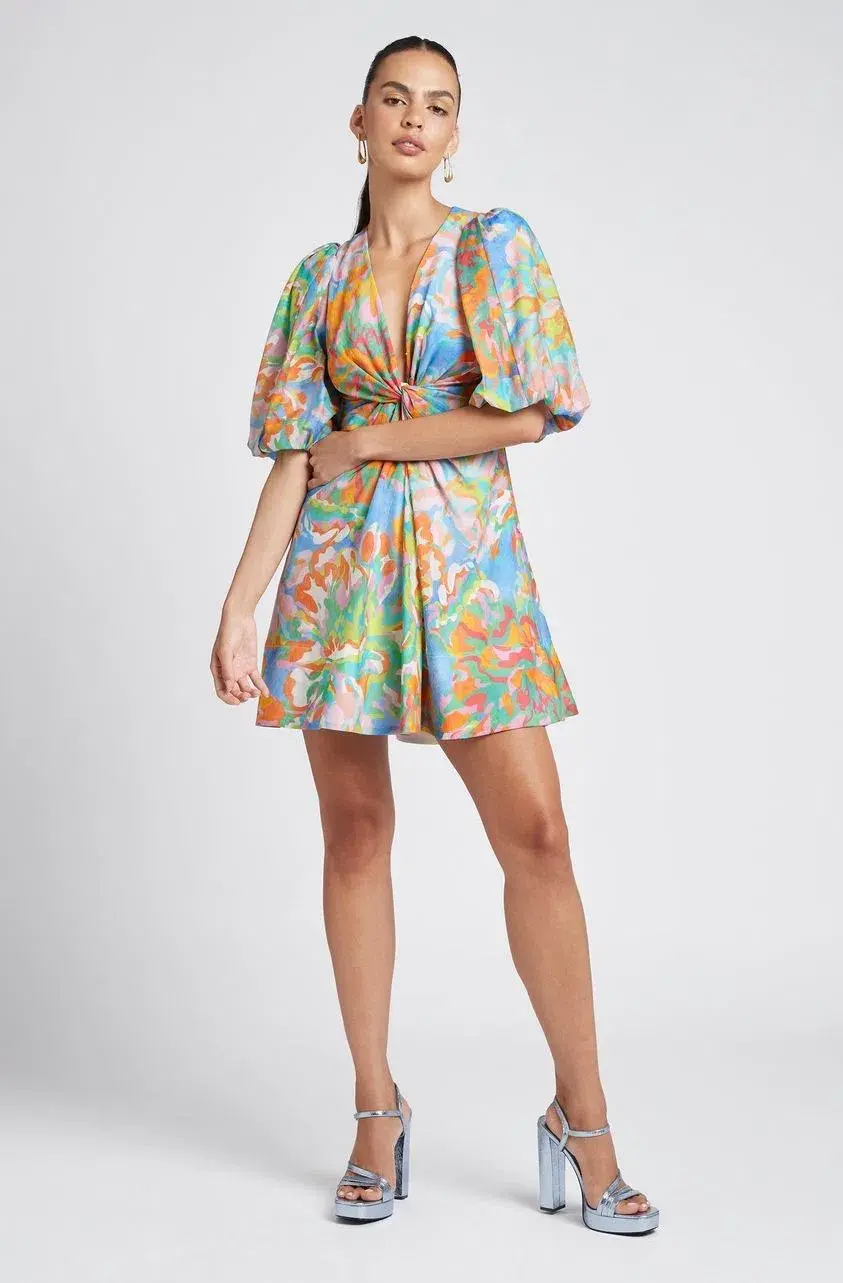 Sheike Stevie May Mini Dress Multi Size 16 for rent on The Volte - main image