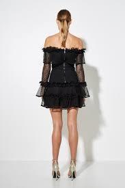 Mossman Mood Swing Dress Black for rent on The Volte - main image