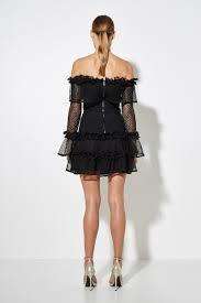 Mossman Mood Swing Dress Black for rent on The Volte - image 2