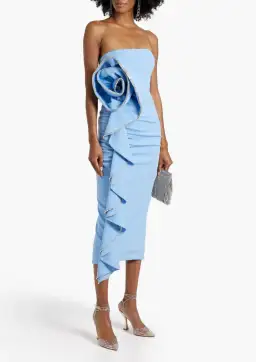 Rachel Gilbert Santiago Dress Sky Blue Size 8 for rent on The Volte - image 1