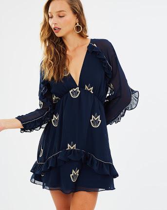 Stevie May "How Long Embroidered Dress" - Image 1