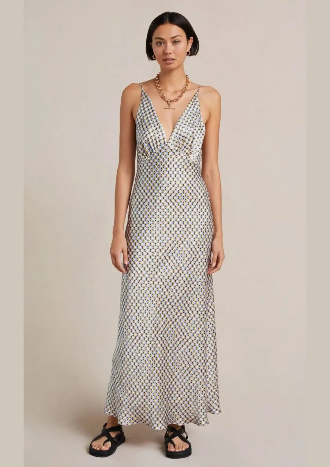 Bec & Bridge Frankie V Dress Multi Size AU 14 for rent on The Volte - main image