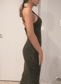 Manning Cartell Camouflage Green Midi SAMPLE PIECE Sz 6 for rent on The Volte - image 3