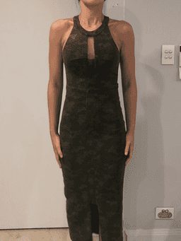 Manning Cartell Camouflage Green Midi SAMPLE PIECE Sz 6 for rent on The Volte - image 1