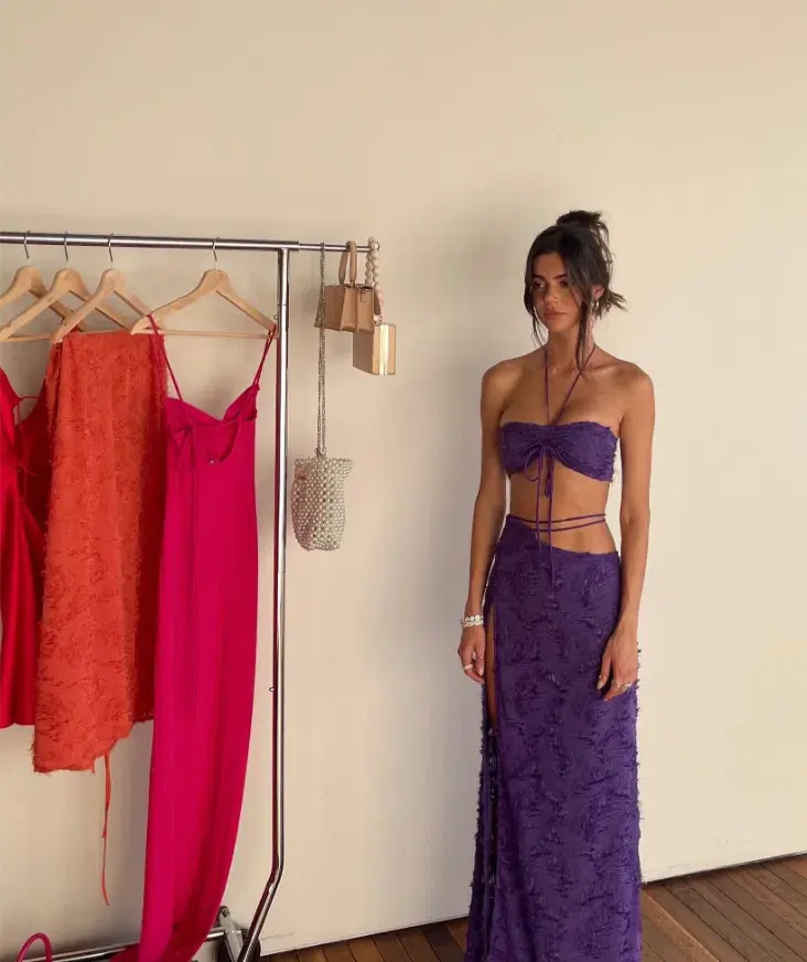 Arcina Ori Issi Set Purple Size M / AU 10 for rent on The Volte - main image