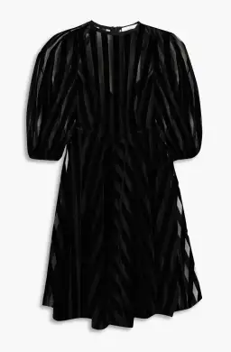 Zimmermann Flocked Tulle Mini Dress Black Size 8 for rent on The Volte - image 3