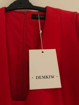 DEMKIW She Evolves Dress in Fire Red, Size 8 for rent on The Volte - image 7