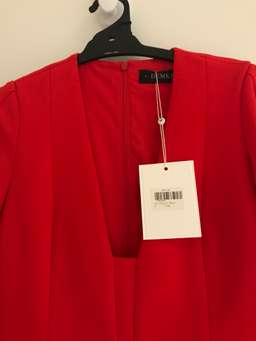 DEMKIW She Evolves Dress in Fire Red, Size 8 for rent on The Volte - image 8