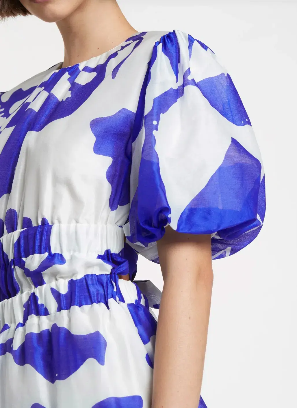 Sir the Label Vivi Open Back Mini Dress Merce Abstract Print Size AU 6 for rent on The Volte - main image