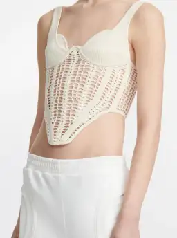 Dion Lee Crochet Corset Bone Size S / Au 8 for rent on The Volte - image 4