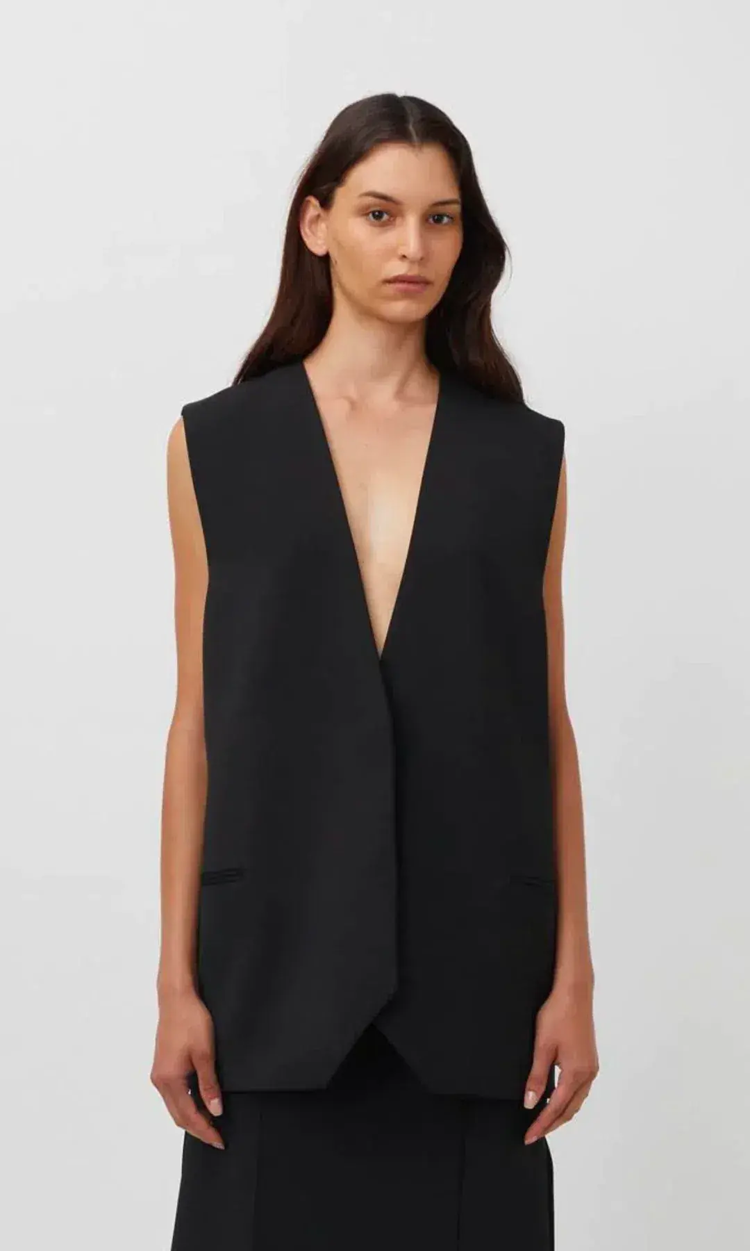 Camilla and Marc Valentina Vest Black Size 6 for rent on The Volte - main image