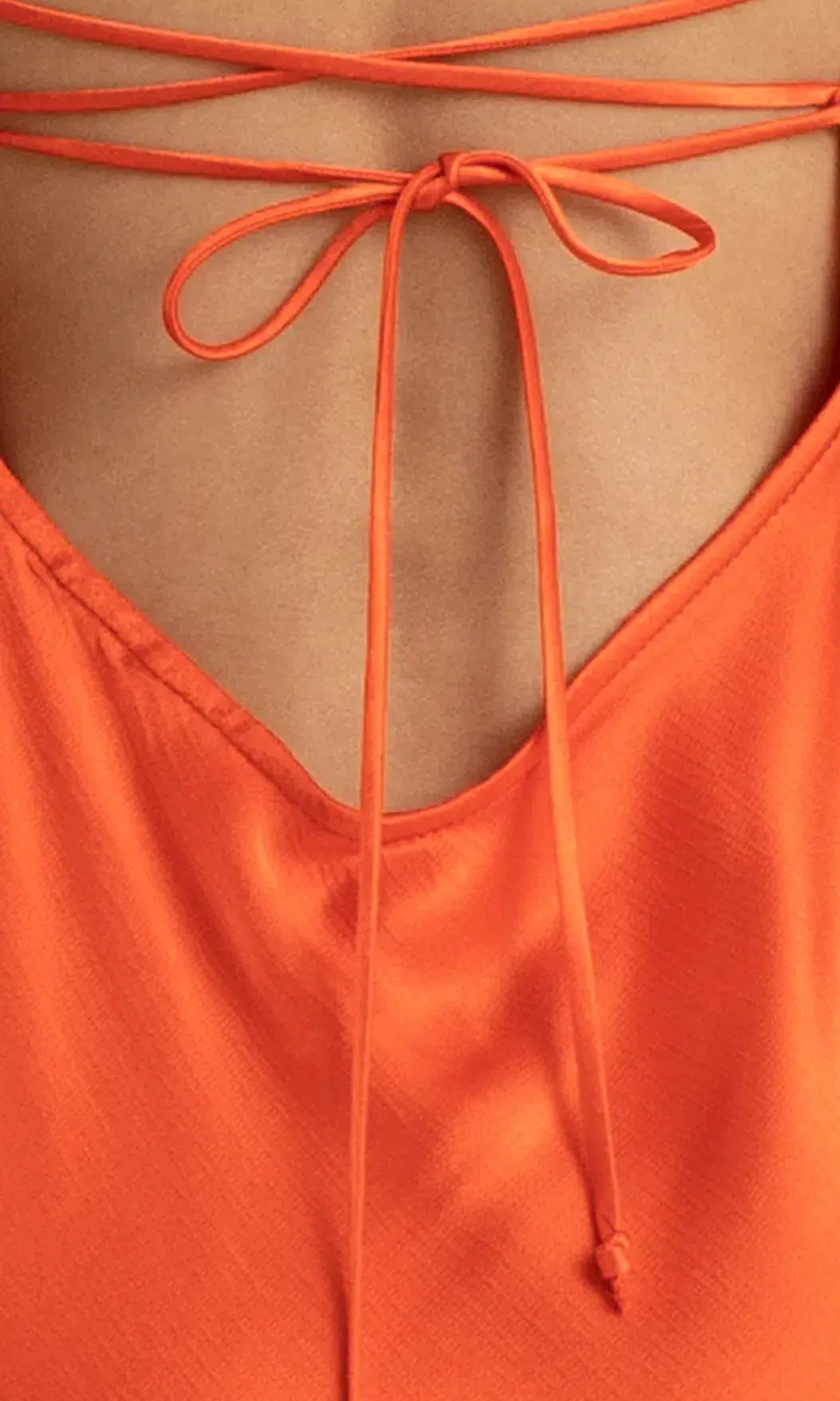 Bec & Bridge Lorelai Tie Maxi Dress Fire Red Size 8 - Image 4