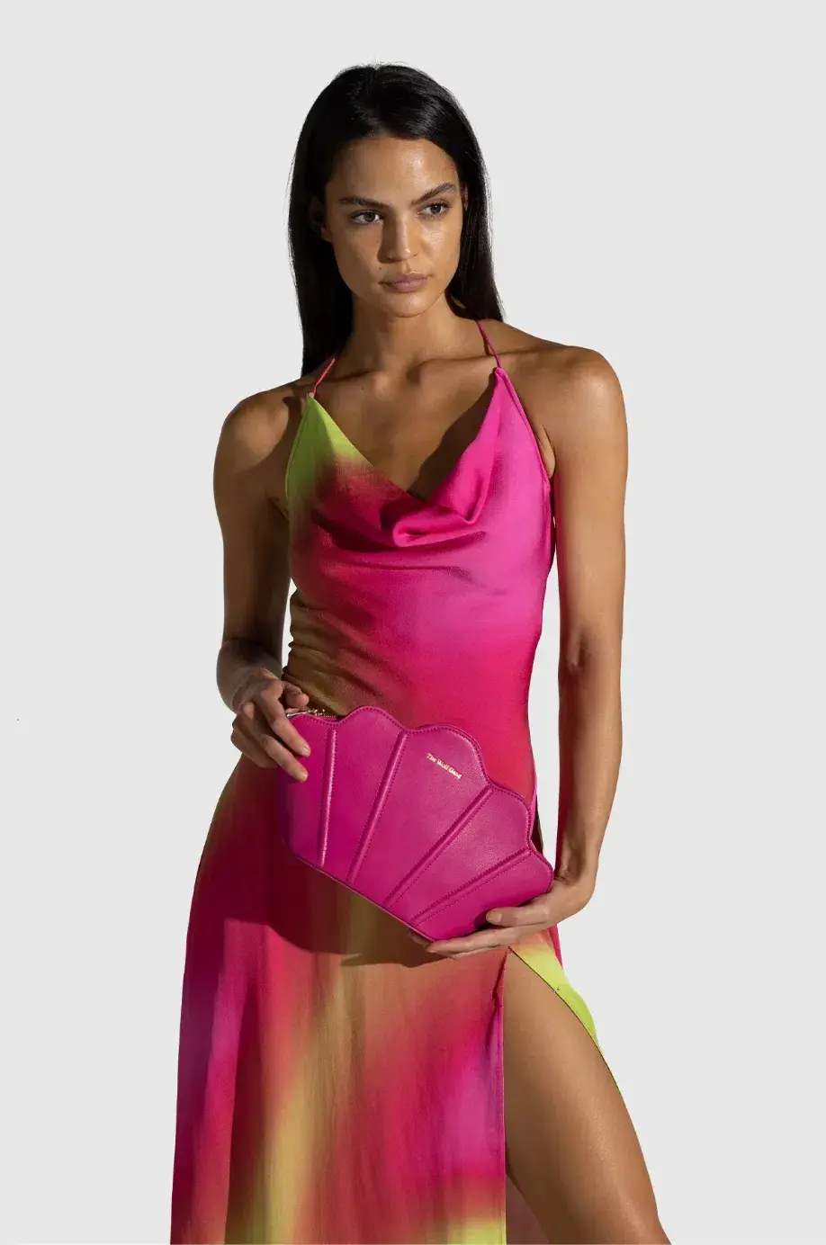 The Wolf Gang Makena Maxi Dress Neon Print Size M / Au 10 for rent on The Volte - main image