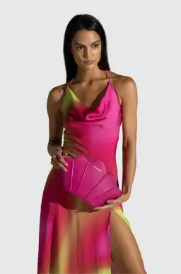 The Wolf Gang Makena Maxi Dress Neon Print Size M / Au 10 for rent on The Volte - image 2