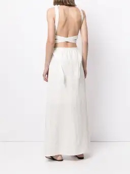 Sir the Label Ambroise Open Back Gown White Size 1 / Au 8 for rent on The Volte - image 2