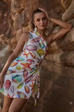 Sonya Moda Nour De La Mer Mini Dress Multi Size 8 for rent on The Volte - image 1