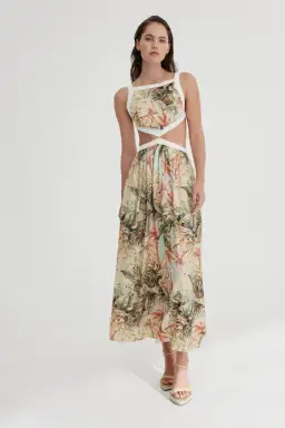 Significant Other Marino Dress Floral Print Size 6 for rent on The Volte - image 1