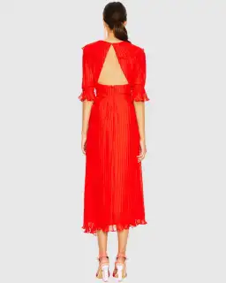 Talulah Sweet Sugar Midi Dress Red Size 8 for rent on The Volte - image 3