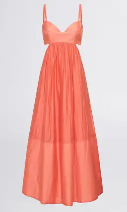 Sheike Grace Midi Dress Peach Size 8 / S for rent on The Volte - image 4