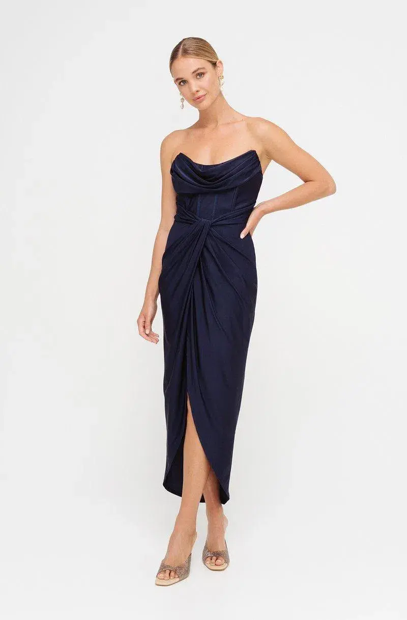 Sheike Cosmopolitan Dress Navy Size 10 for rent on The Volte - main image