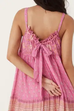 Spell and the Gypsy Utopia Strappy Sundress Flamingo Size XS/Au 6 for rent on The Volte - image 4