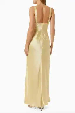 Anna Quan Etta Dress Champagne/Yellow Size 12 for rent on The Volte - image 6
