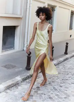 Anna Quan Etta Dress Champagne/Yellow Size 12 for rent on The Volte - image 7