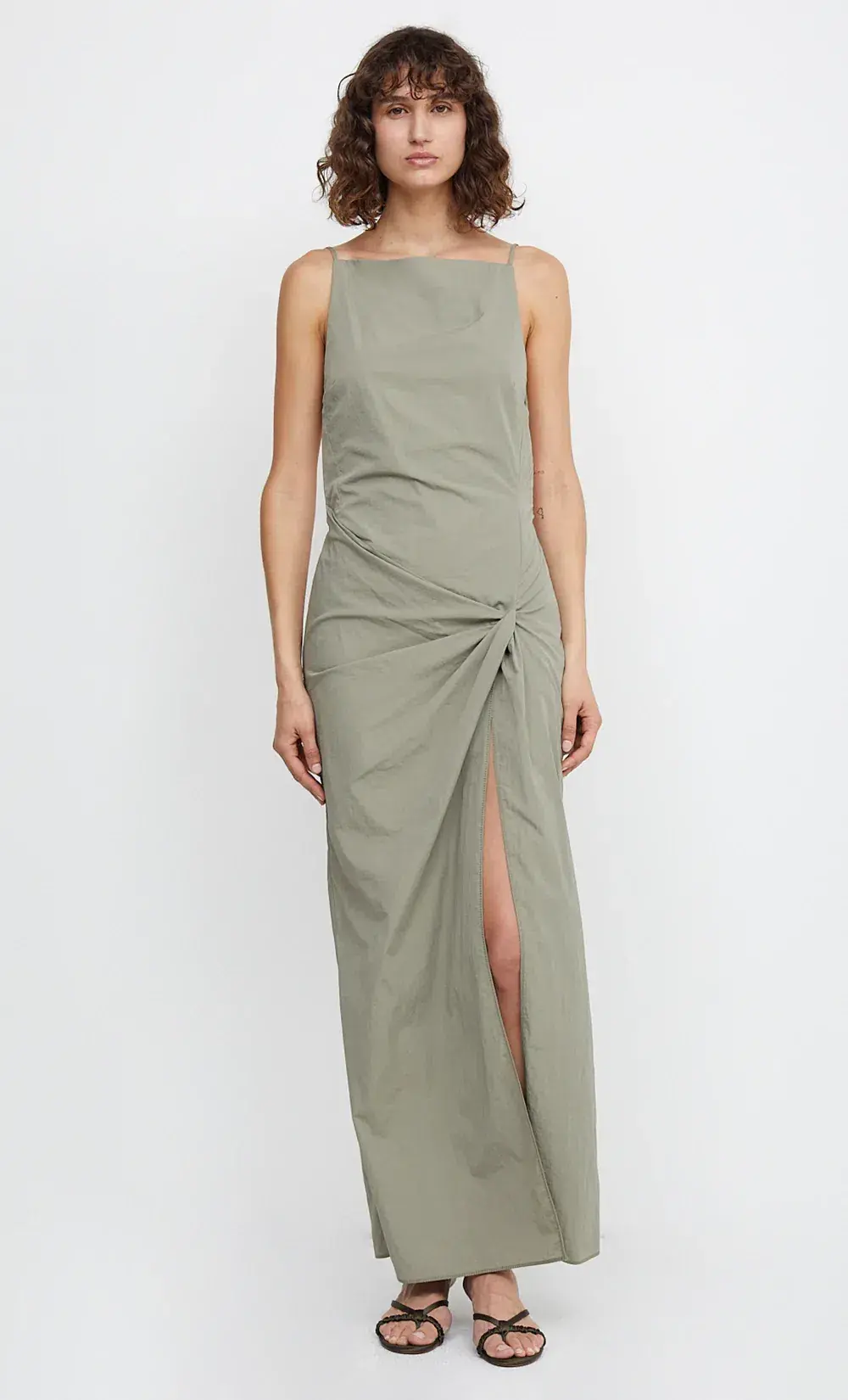 Bec & Bridge Adrianna Maxi Dress Sage Size 10 - Image 1
