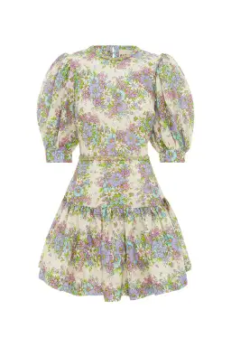 Alemais Agnes Mini Dress Cream Size AU 10 for rent on The Volte - image 4