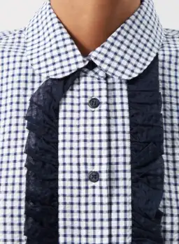 Lee Mathews Olive Mini Shirt Dress Print Size 16 for rent on The Volte - image 4