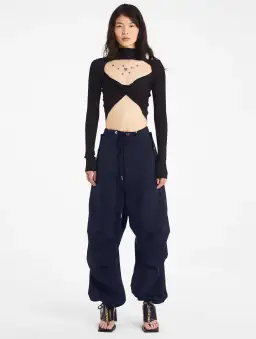 Dion Lee Parachute Pant Dark Navy Size S/Au 8