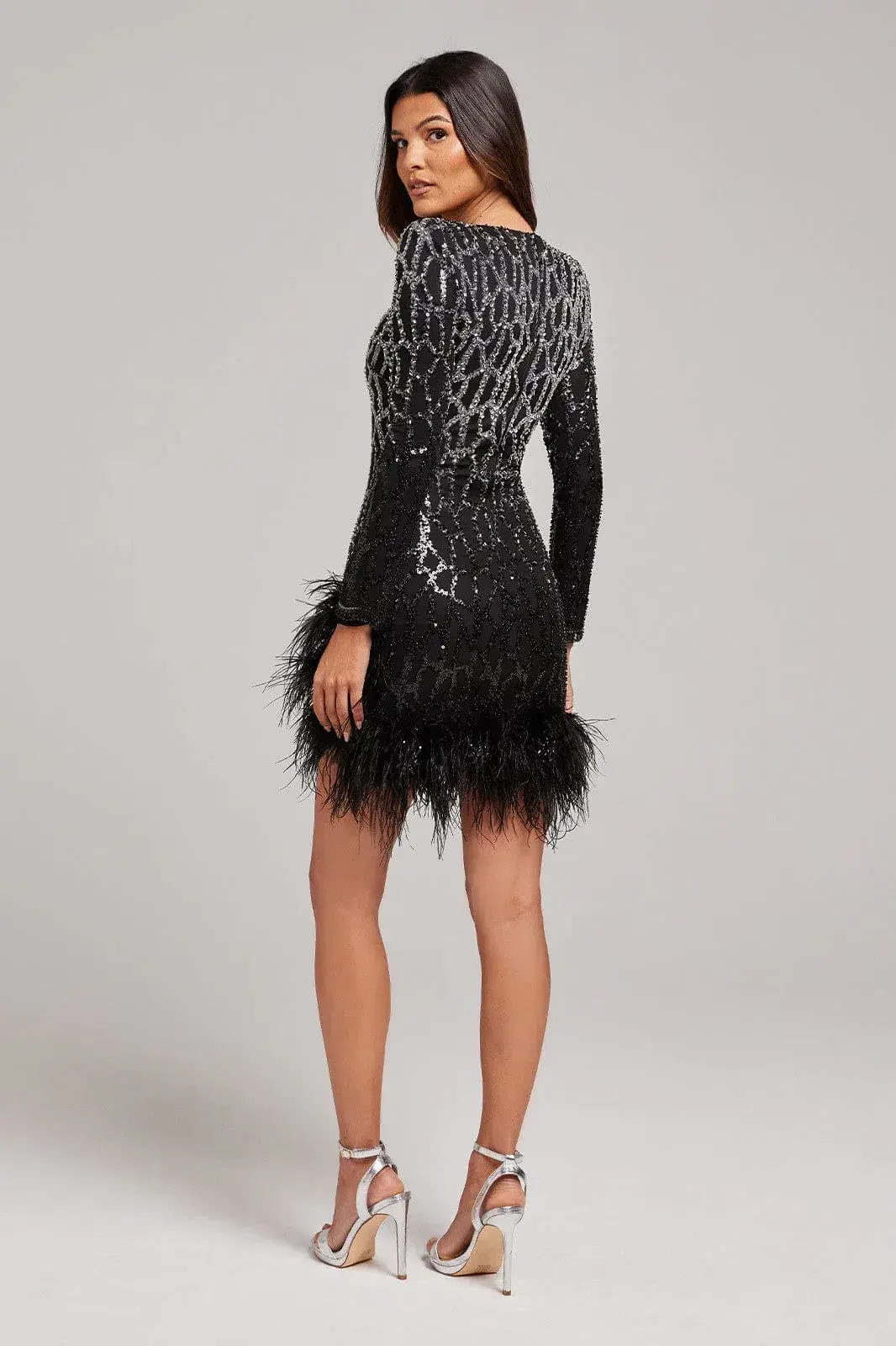 Nadine Merabi Lexi Black Mini Size M / AU 12 for rent on The Volte - main image