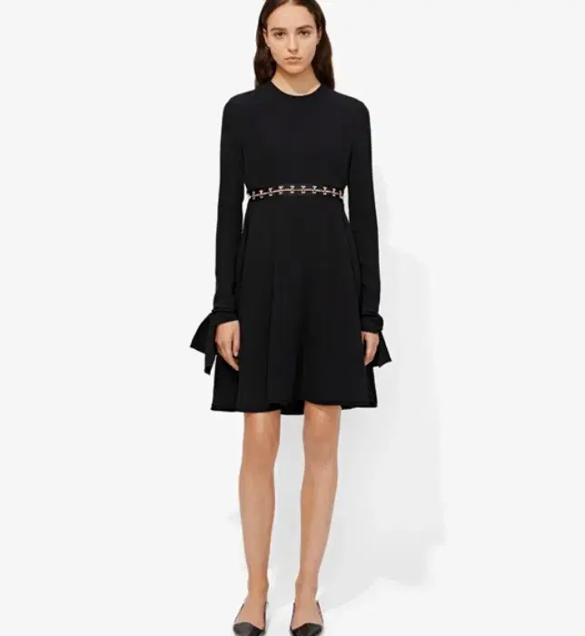 Proenza Schouler Hook And Eye Dress Black Size AU 8 for rent on The Volte - main image