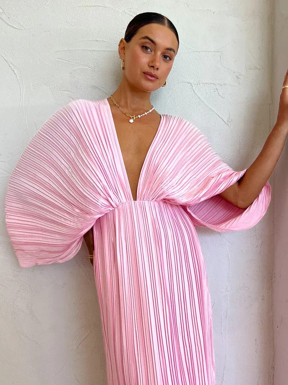 Sonya Gianna Dress In Dusty Rose Pink Size AU 10 - Image 5