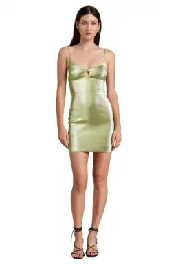 Bec and Bridge Lime Cordial Mini Dress Green Size 4 for rent on The Volte - image 1