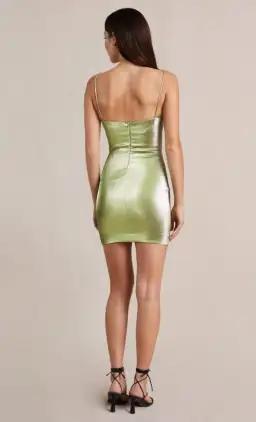 Bec and Bridge Lime Cordial Mini Dress Green Size 4 for rent on The Volte - image 2